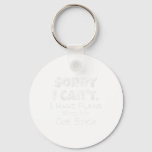 Funny Pool Cue Stick Quote Billiards Snooker Playe Sleutelhanger