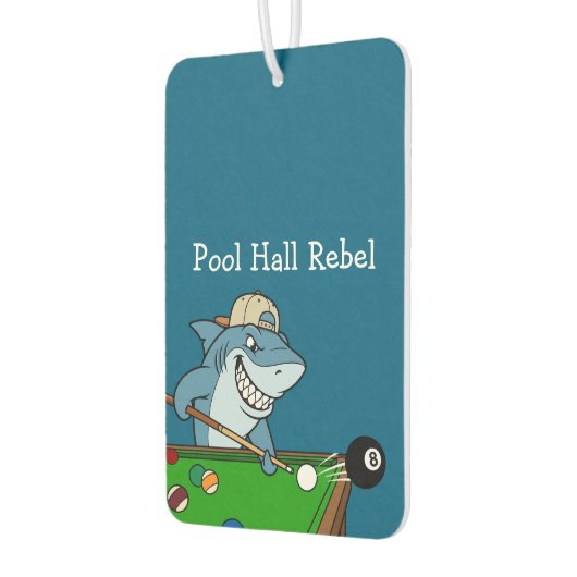 Funny Pool Hall Rebel Billiards Men's Car Luchtverfrisser (Links)