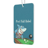 Funny Pool Hall Rebel Billiards Theme Men's Car Luchtverfrisser (Links)