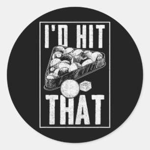 Funny Pool Lover voor Vrouwen en Mannen Biljart Ronde Sticker