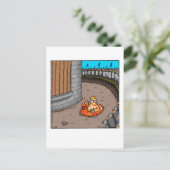 Funny Pool Party Invitations Briefkaarten (Staand voorkant)