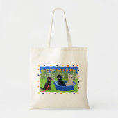Funny Pool Party Labradors Tote Bag (Voorkant)
