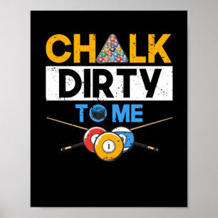 Funny pool player 8 ball billiers poster