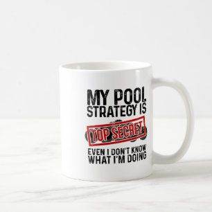 Funny Pool Player Billiards Gift for Men Women Gam Koffiemok