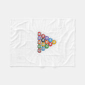 Funny Pool Player Quote Billiard Stop met Star spr Fleece Deken (Voorkant (Horizontaal))