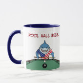 Funny Pool Shark Pool Hall Rebel Coffee Mugs Mok (Links)