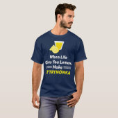 Funny Poolse taal Polska Vodka Polen Gift T-shirt (Voorkant volledig)