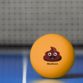 Funny Poop aangepaste naam pingpongballen (Net)