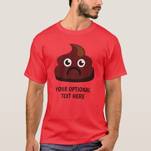 Funny POOP aangepaste shirten en jassen T-shirt (Voorkant)