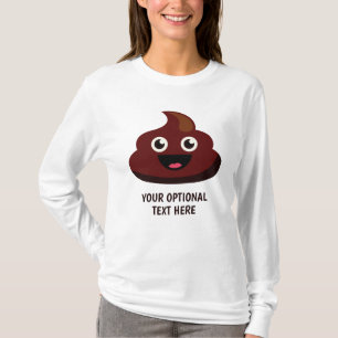 Funny POOP aangepaste shirten en jassen T-shirt