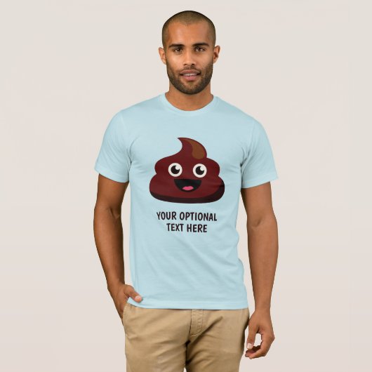 Funny POOP aangepaste shirten en jassen T-shirt (Voorkant volledig)