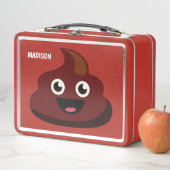 Funny Poop Custom name lunchboxen (In situ)