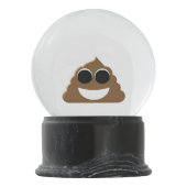 Funny Poop Emoji Sneeuwbol (Achterkant)