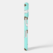 Funny Poop Emoji & Toilet Paper Pattern Case-Mate iPhone Case (Achterkant / Rechts)