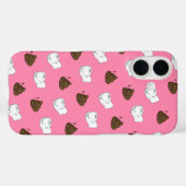 Funny Poop Emoji & Toilet Paper Pattern Case-Mate iPhone Case (Achterkant (horizontaal))