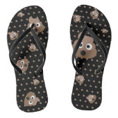 Funny Poop Emojis Teenslippers (Voetbed)