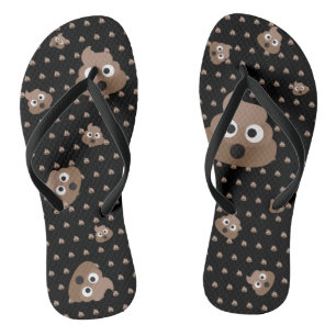 Funny Poop Emojis Teenslippers