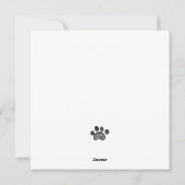 Funny Poop Happy Vaderdag Kaart van de hond (Achterkant)