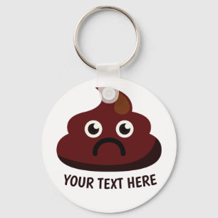 Funny Poop key chain 1 : triest Sleutelhanger