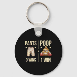 Funny Poop Toilet Humor Poop Boxing Meme Pants 0 P Sleutelhanger