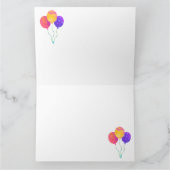 Funny Pooping Birthday Dog Kaart (Binnen)