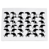 Funny Pooping Dog Pattern Groot Cadeauzakje (Voorkant)