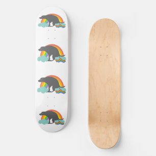 Funny pooping rainbows Dog Persoonlijk Skateboard