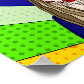 Funny Pop Art WTF Life ] Lady Freaking out Poster (Hoek)