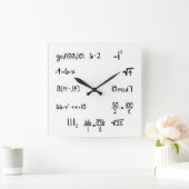 Funny Pop Quiz Wiskunde Genius Vierkante Klok (Huis)