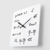 Funny Pop Quiz Wiskunde Genius Vierkante Klok (Hoek)