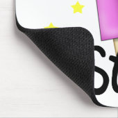 Funny Pop Star Girl Muismat (Hoek)