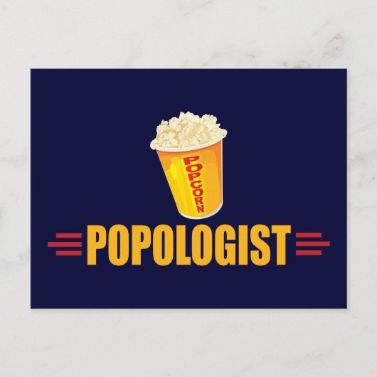 Funny Popcorn Briefkaart (Voorkant)