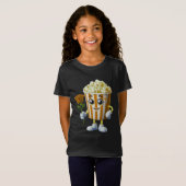 funny popcorn design for lovers t-shirt (Voorkant volledig)