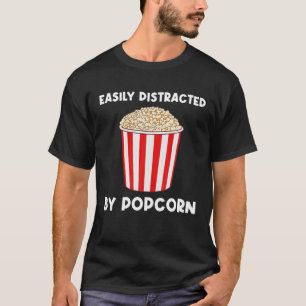 Funny Popcorn Gift voor Mannen Corn Kernel Food T-shirt