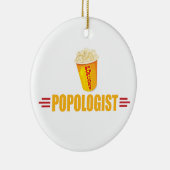 Funny Popcorn Keramisch Ornament (Rechts)
