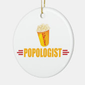Funny Popcorn Keramisch Ornament (Links)