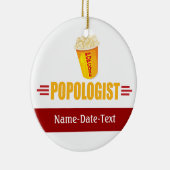 Funny Popcorn Keramisch Ornament (Rechts)