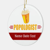 Funny Popcorn Keramisch Ornament (Links)