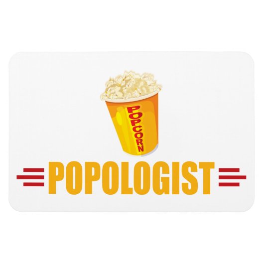 Funny Popcorn Magneet (Horizontaal)
