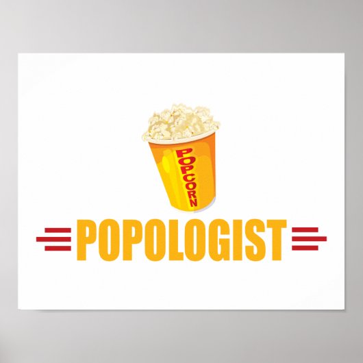 Funny Popcorn Poster (Voorkant)