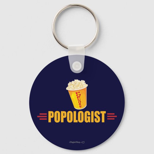 Funny Popcorn Sleutelhanger (Voorkant)