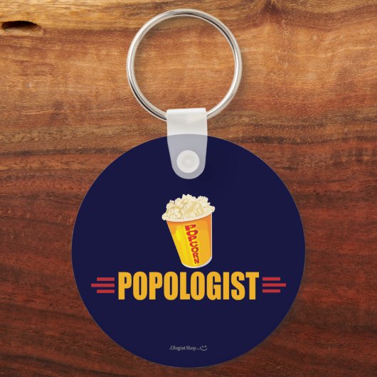 Funny Popcorn Sleutelhanger (Voorkant)