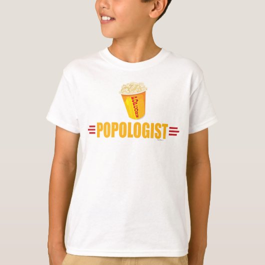 Funny Popcorn T-shirt (Voorkant)