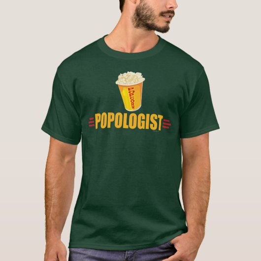 Funny Popcorn T-shirt (Voorkant)
