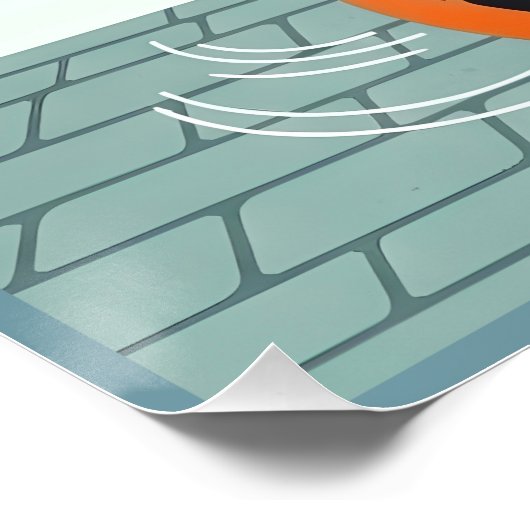 Funny Pope and priests Perfect Poster (Hoek)