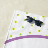 Funny popsicles en icecream cartoon strandlaken (In situ)