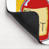 Funny Port Wine Cartoon Mouse Pad Muismat (Hoek)