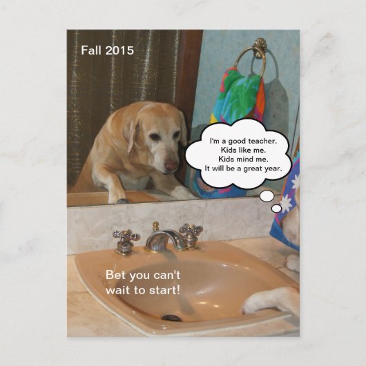 Funny Positive Affirmation Briefkaart voor leraar (Voorkant)