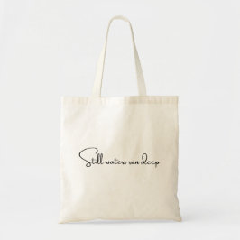 Funny Positive Phrase Canvas tas