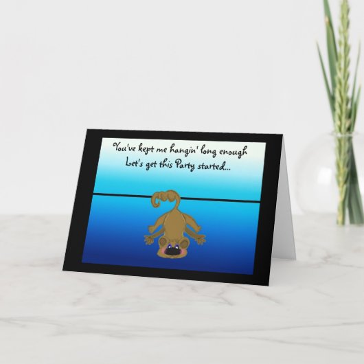 Funny Possum Birthday Kaart (Voorkant)